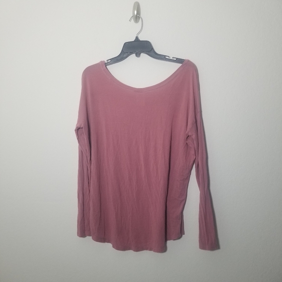 Women's Pink Long Sleeve Top - Picture 4 of 4